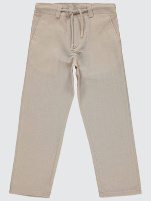 Civil Boys Klasik İpli 10-13 Yaş Pantolon - Bej