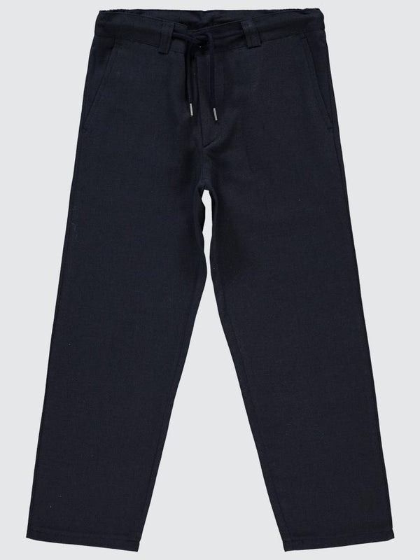 Civil Boys Klasik İpli 10-13 Yaş Pantolon - Mavi
