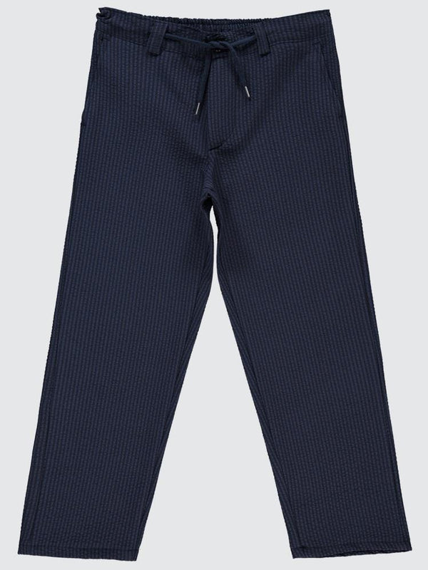 Civil Boys Fitilli Keten 6-9 Yaş Pantolon - Lacivert