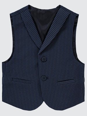 Civil Boys Fitilli Keten 2-5 Yaş Yelek - Lacivert