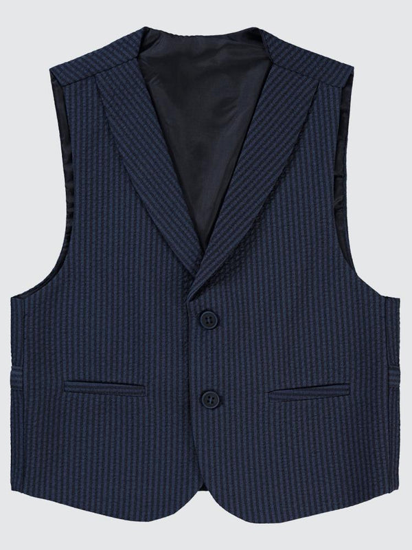 Civil Boys Fitilli Keten 6-9 Yaş Yelek - Lacivert