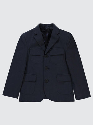 Civil Boys Keten Kapak Cepli 10-13 Yaş Ceket - Mavi