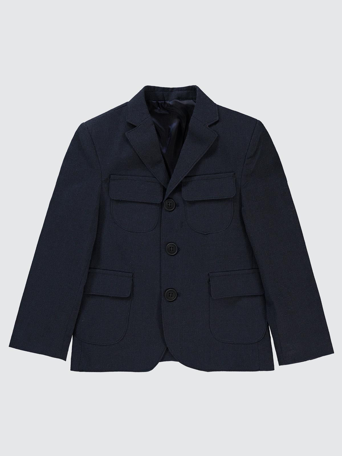 Civil Boys Keten Kapak Cepli 10-13 Yaş Ceket - Mavi