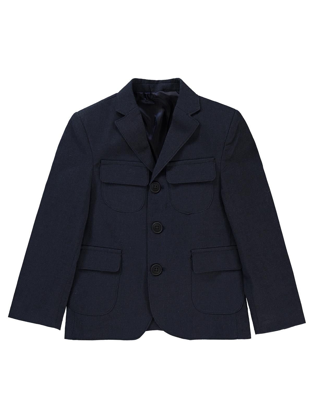 Civil Boys Keten Kapak Cepli 10-13 Yaş Ceket - Mavi