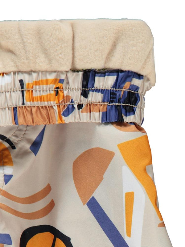 Civil Boys İş Makineleri Empirme Baskılı 2-5 Yaş Pantolon - Bej