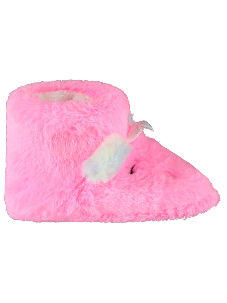 Civil Girls Unicorn Figürlü Tabanlı 31-35 Numara Panduf - Pembe