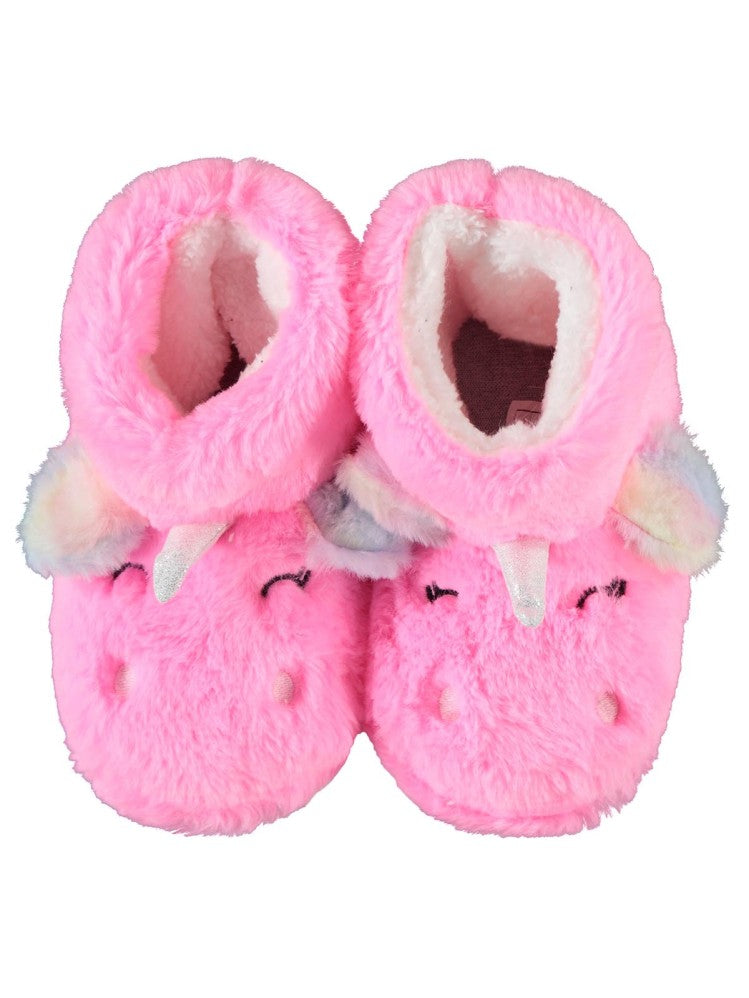 Civil Girls Unicorn Figürlü Tabanlı 31-35 Numara Panduf - Pembe