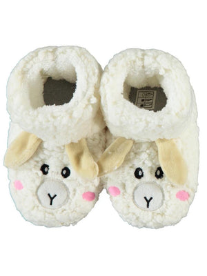 Civil Girls Kuzu Figürlü Tabanlı 25-29 Numara Panduf - Ekru