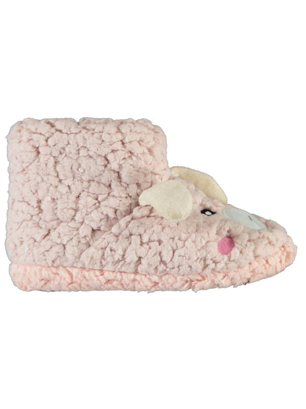 Civil Girls Kuzu Figürlü Tabanlı 25-29 Numara Panduf - Pudra