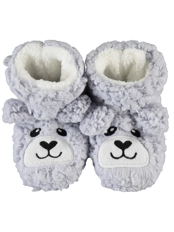 Civil Boys Köpek Figürlü Tabanlı 19-23 Numara Panduf - Gri