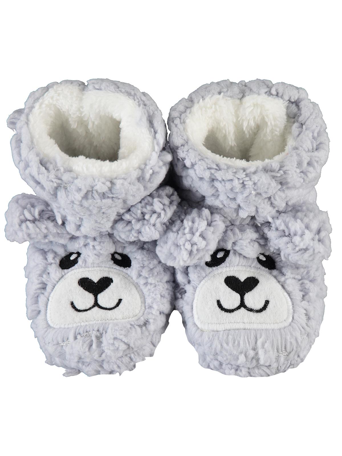 Civil Boys Köpek Figürlü Tabanlı 19-23 Numara Panduf - Gri