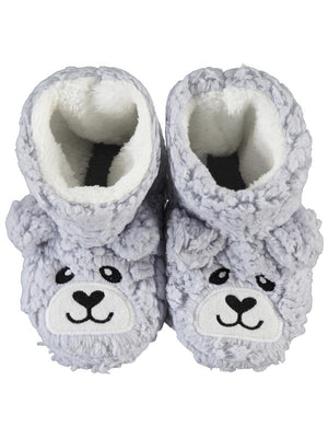 Civil Boys Köpek Figürlü Tabanlı 31-35 Numara Panduf - Gri