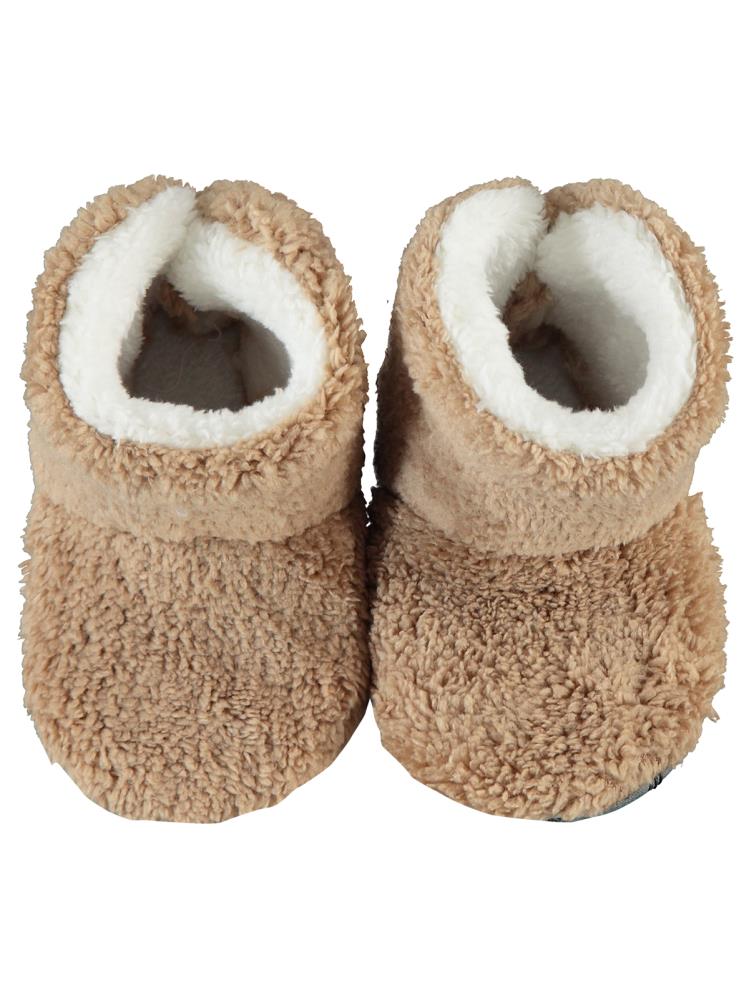 Civil Boys Düz Velsoft 20-28 Numara Erkek Panduf - Kahverengi