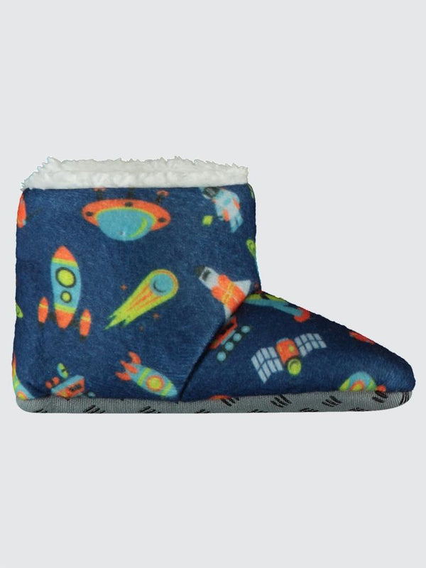 Civil Boys Digital Uzay Baskılı 18-26 Numara Panduf - Lacivert