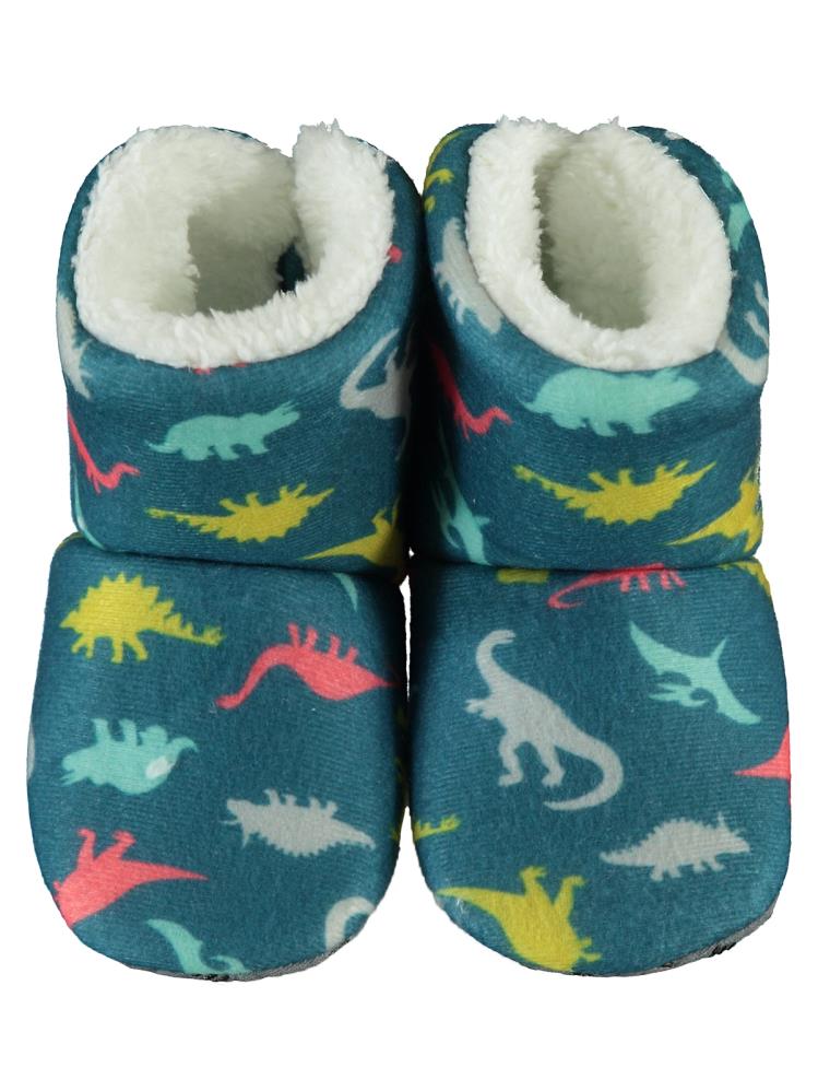 Civil Boys  Digital Dinazor Baskılı 18-26 Numara Panduf - Mavi