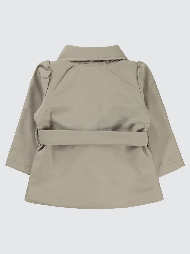 Civil Baby Kız Bebek Trençkot Ceket 6-18 Ay - Bej