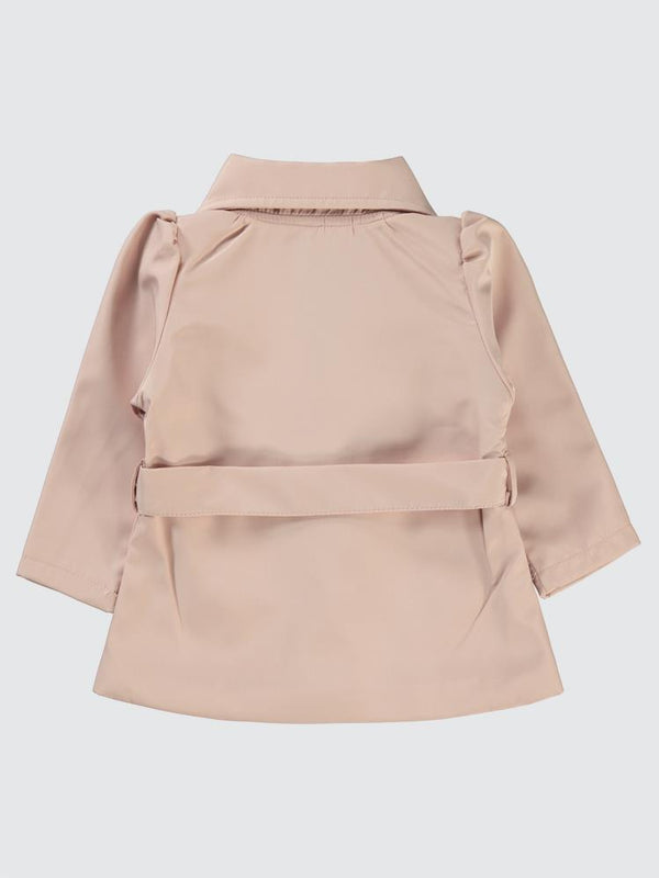 Civil Baby Kız Bebek Trençkot Ceket 6-18 Ay - Pudra