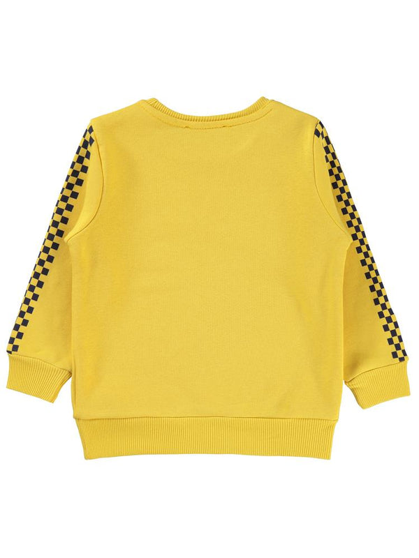 Civil Boys Stay Ready Baskılı 2-5 Yaş Sweatshirt - Hardal