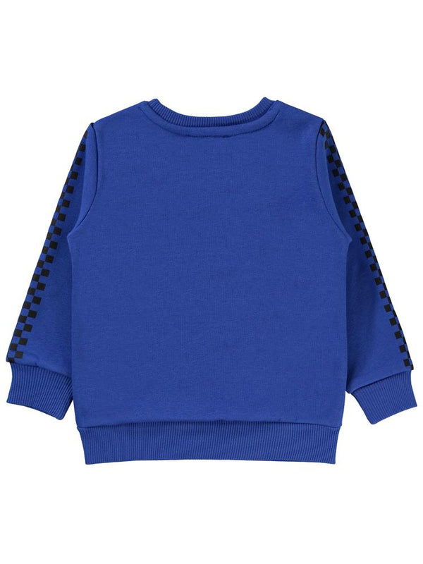 Civil Boys Stay Ready Baskılı 2-5 Yaş Sweatshirt - Mavi