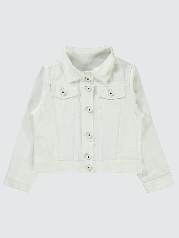 Varol Kız Çocuk Ceket 10-13 Yaş - Beyaz