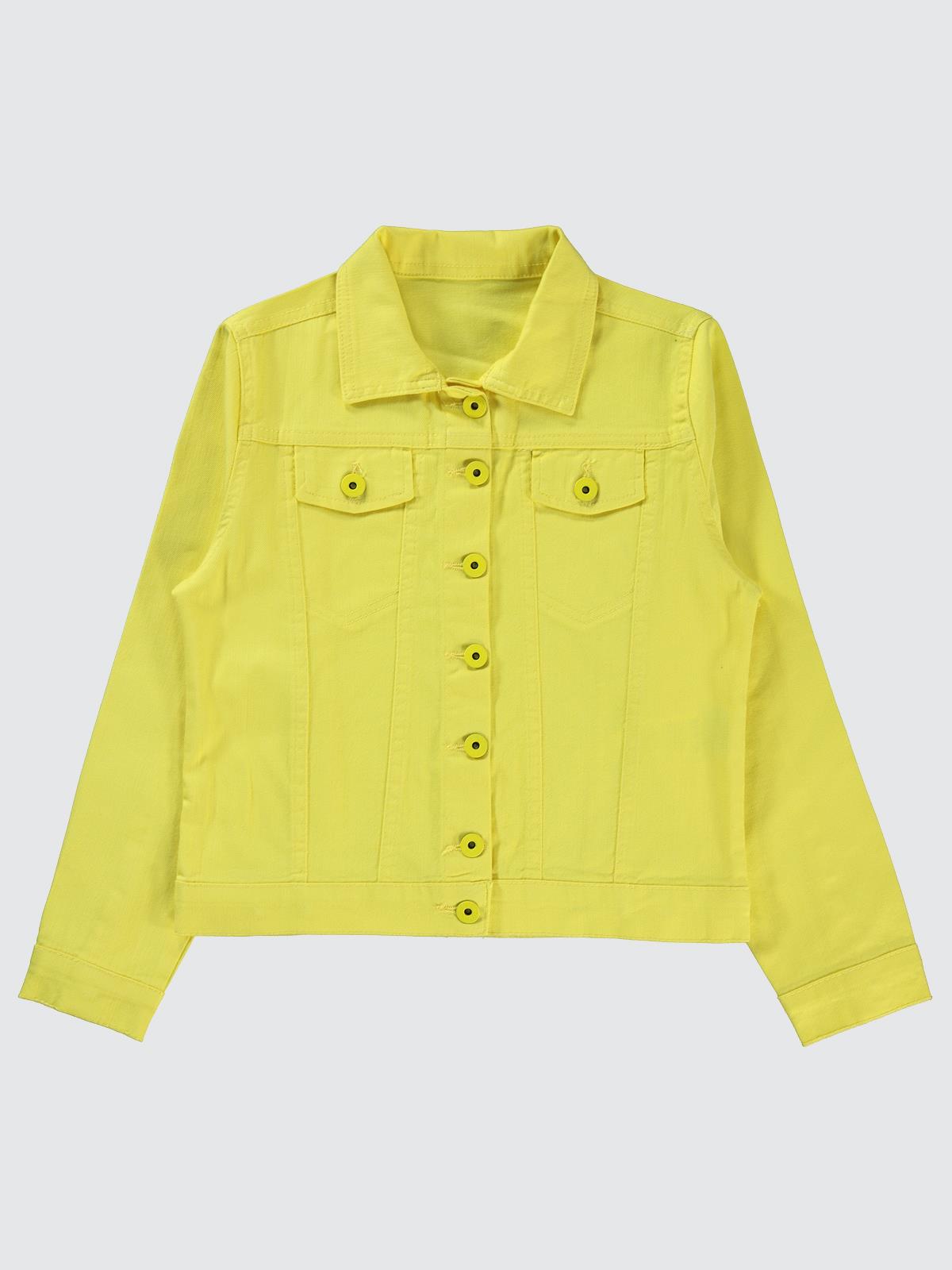 Varol Kız Çocuk Ceket 10-13 Yaş - Sarı