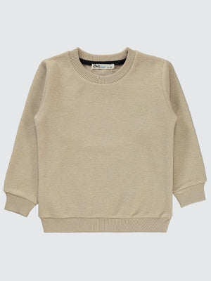 Civil Boys 96 Nakışlı 2-5 Yaş Sweatshirt - Gri