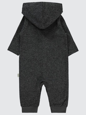 Civil Baby Cepli ve Kapüşonlu 6-18 Ay Tulum - Gri