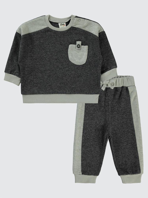 Civil Baby Cepli 6-18 Ay Takım - Gri