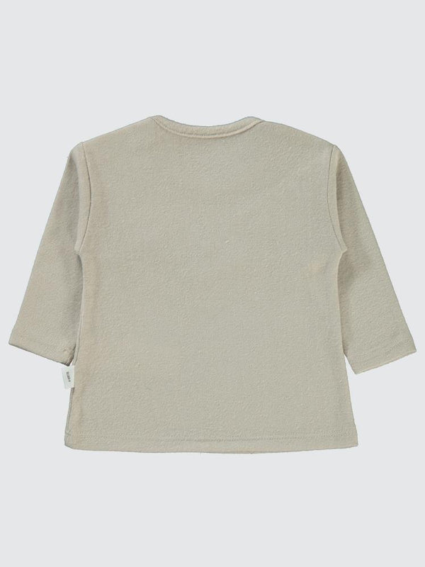 Civil Baby Kedi Nakışlı 6-18 Ay Sweatshirt - Bej