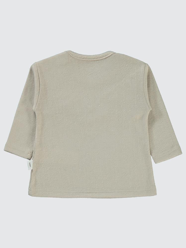 Civil Baby Kedi Nakışlı 6-18 Ay Sweatshirt - Bej