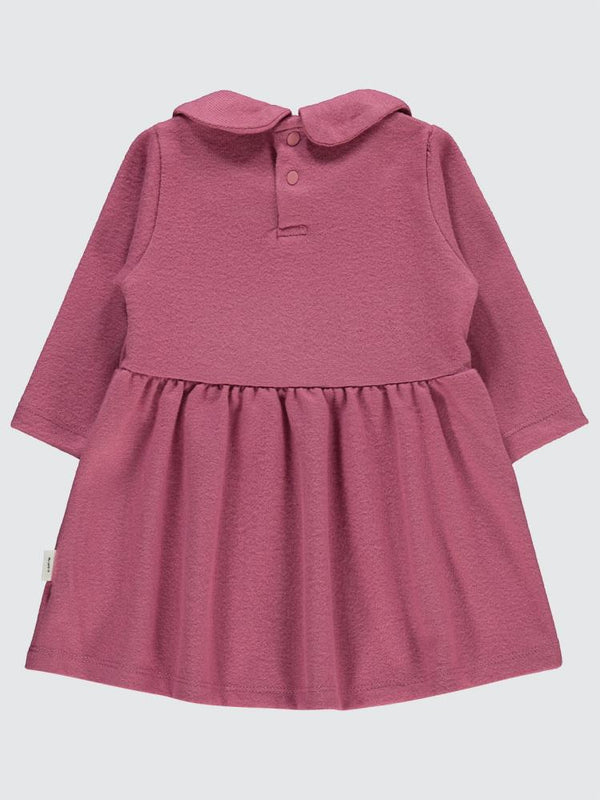 Civil Baby Çiçek Nakışlı 6-18 Ay Jile ve Elbise - Pembe