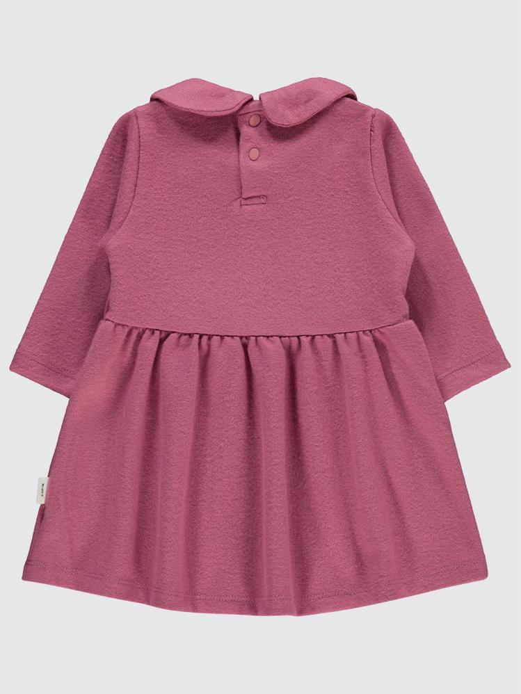 Civil Baby Çiçek Nakışlı 6-18 Ay Jile ve Elbise - Pembe