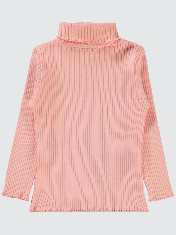 Civil Girls Boğazlı 2-5 Yaş Sweatshirt - Pudra