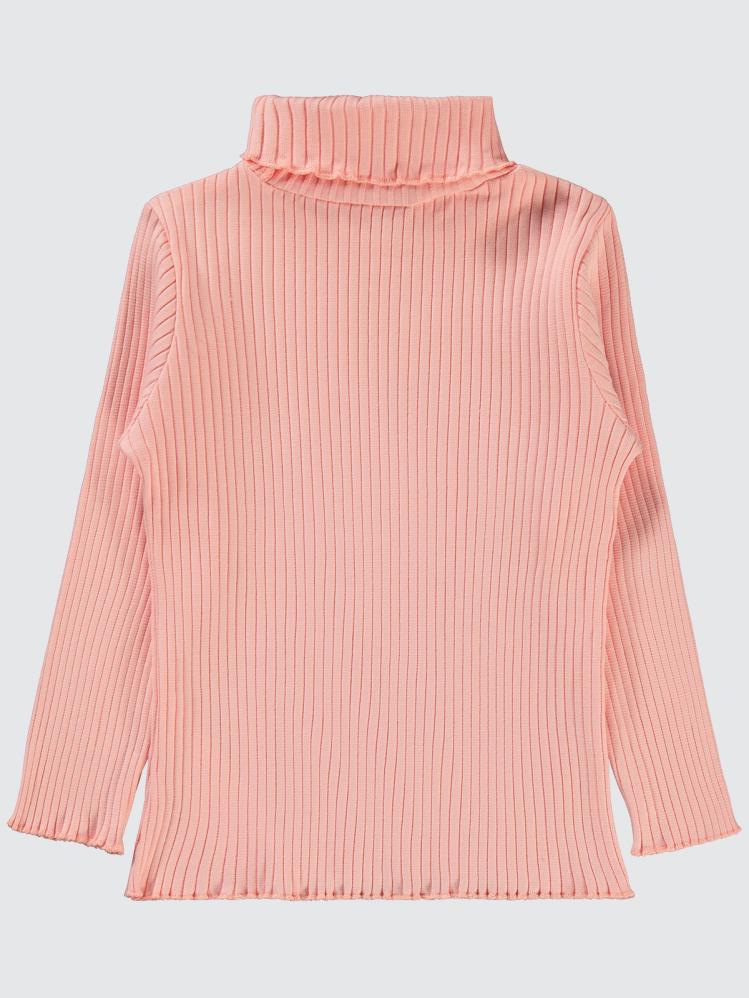 Civil Girls Boğazlı 2-5 Yaş Sweatshirt - Pudra