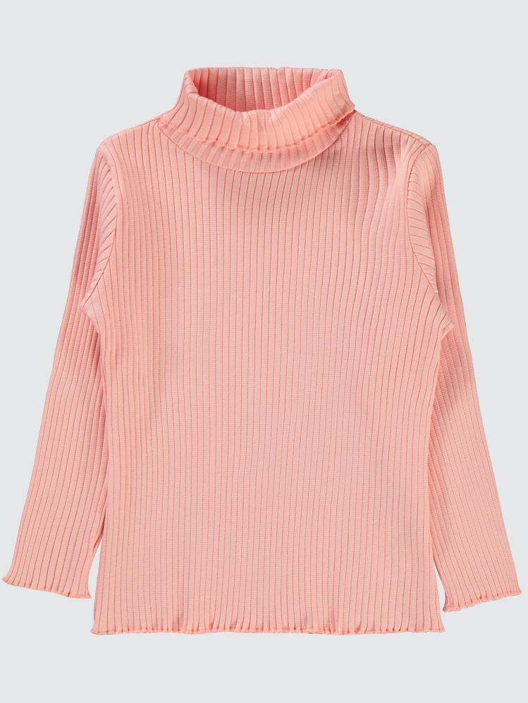 Civil Girls Boğazlı 2-5 Yaş Sweatshirt - Pudra