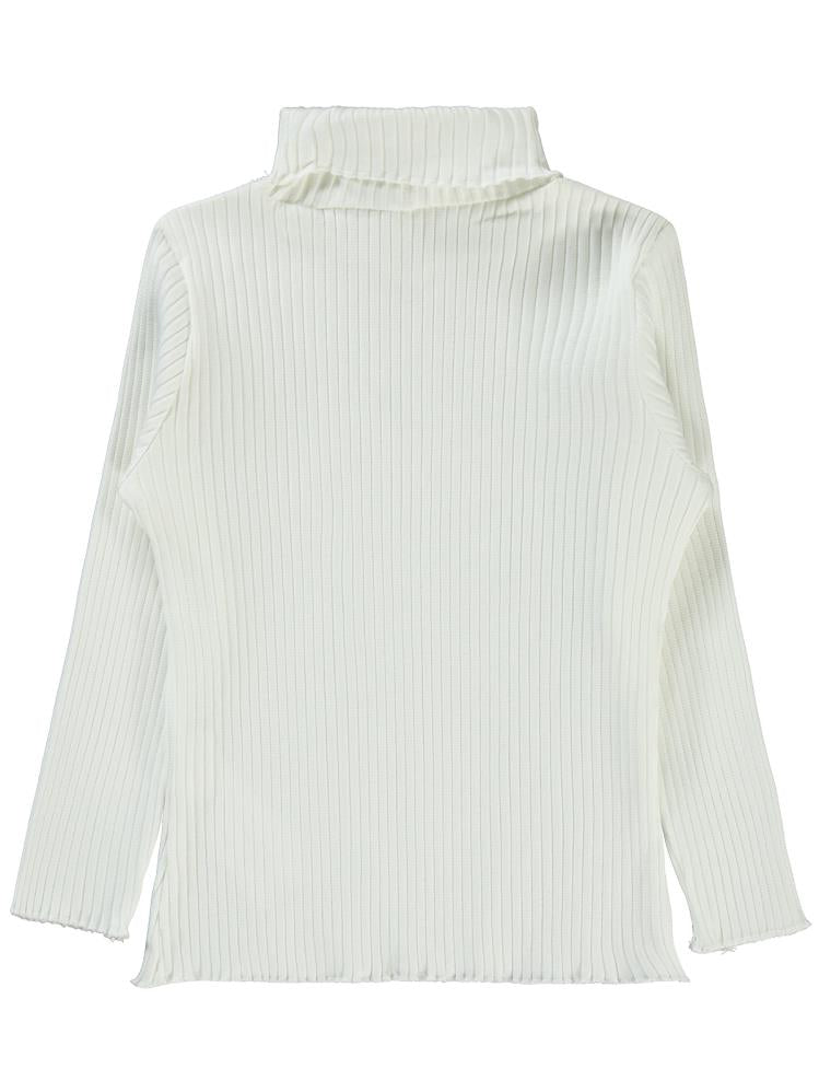 Civil Girls Boğazlı 2-5 Yaş Sweatshirt - Ekru
