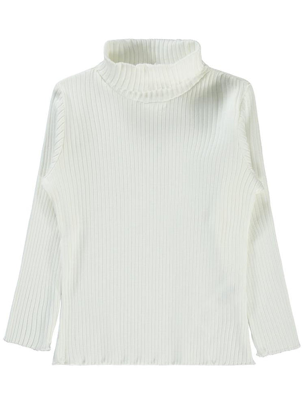 Civil Girls Boğazlı 2-5 Yaş Sweatshirt - Ekru
