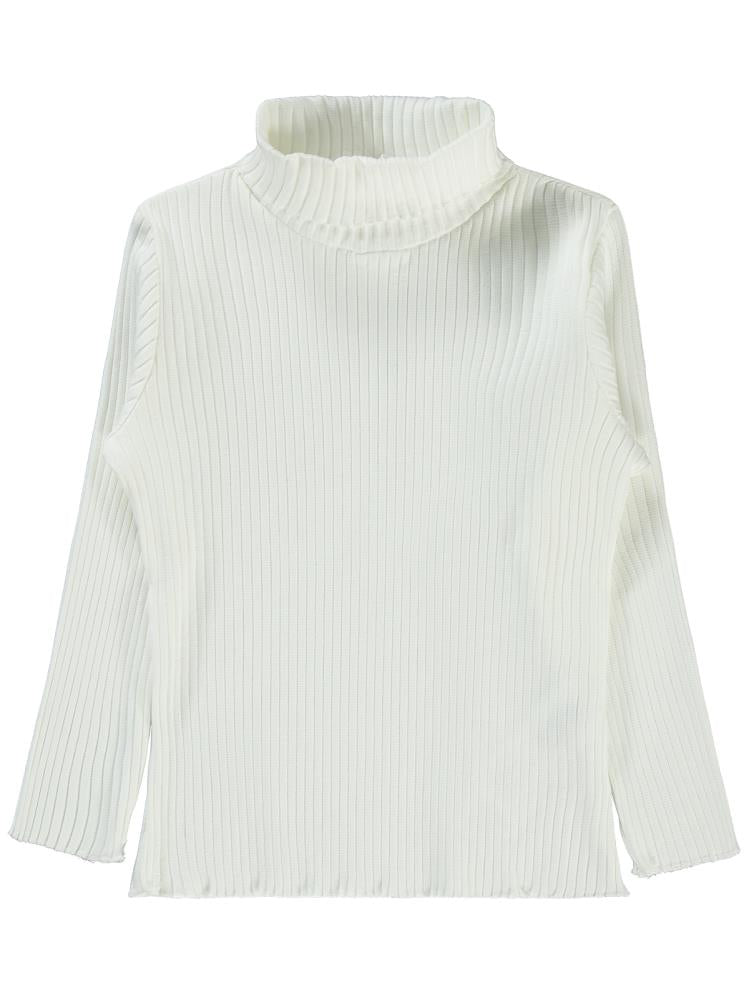 Civil Girls Boğazlı 2-5 Yaş Sweatshirt - Ekru