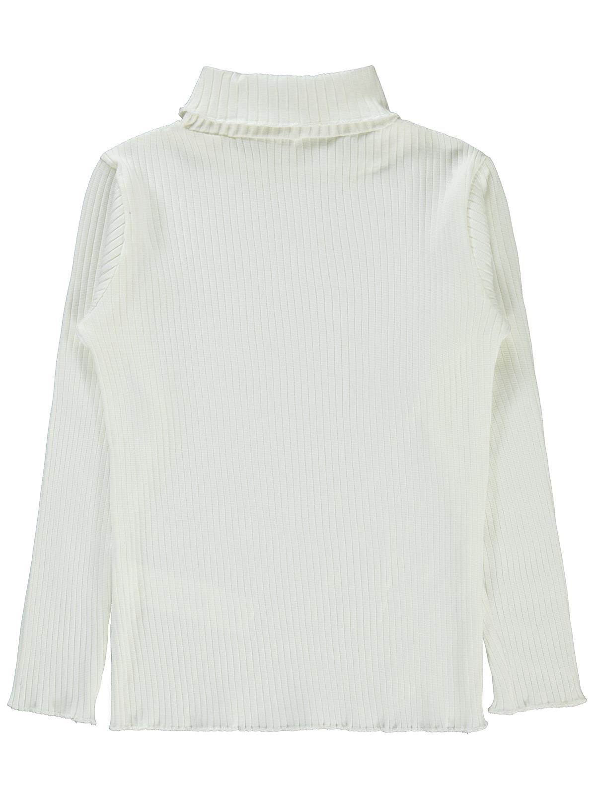 Civil Girls Boğazlı 6-9 Yaş Sweatshirt - Ekru