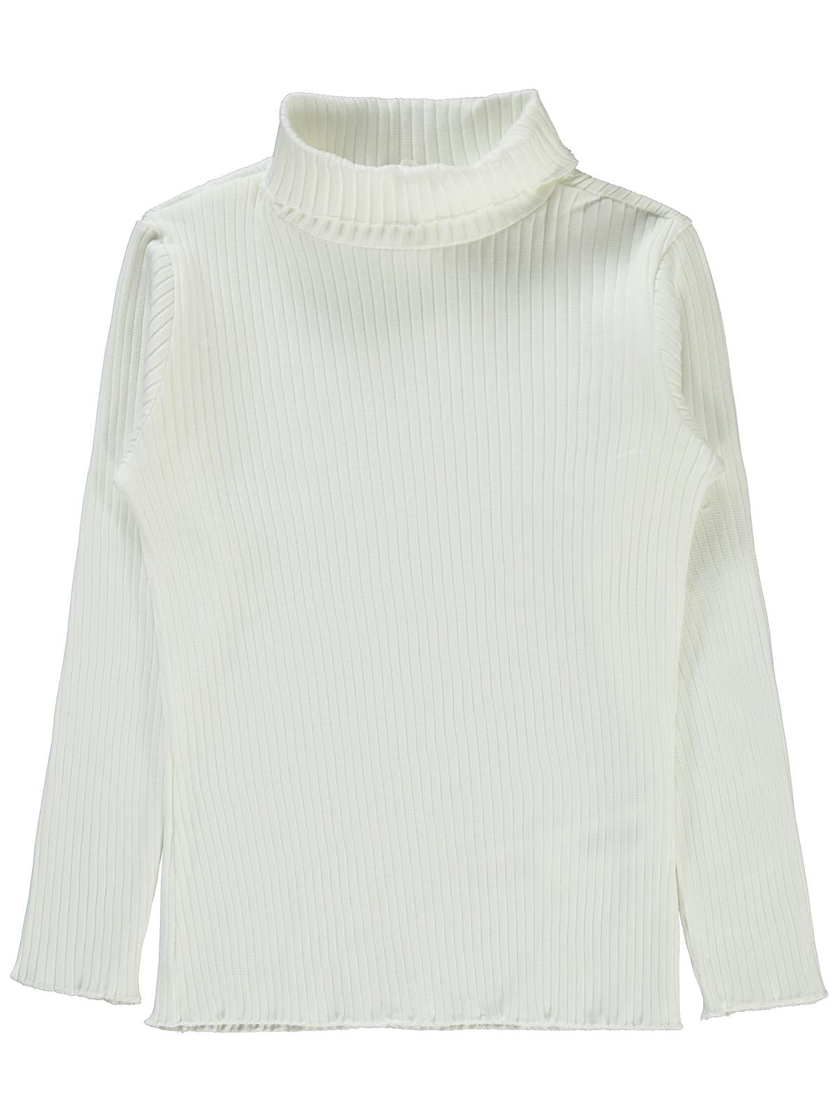 Civil Girls Boğazlı 6-9 Yaş Sweatshirt - Ekru