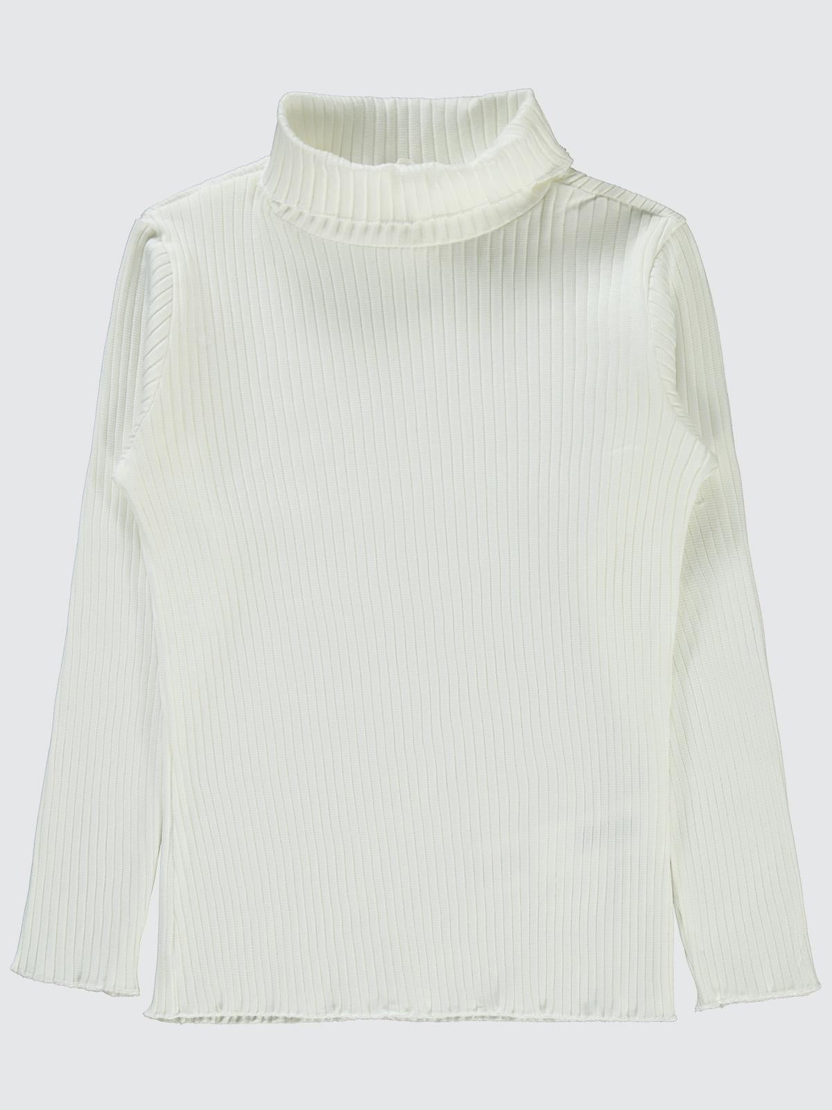 Civil Girls Boğazlı 10-13 Yaş Sweatshirt - Ekru