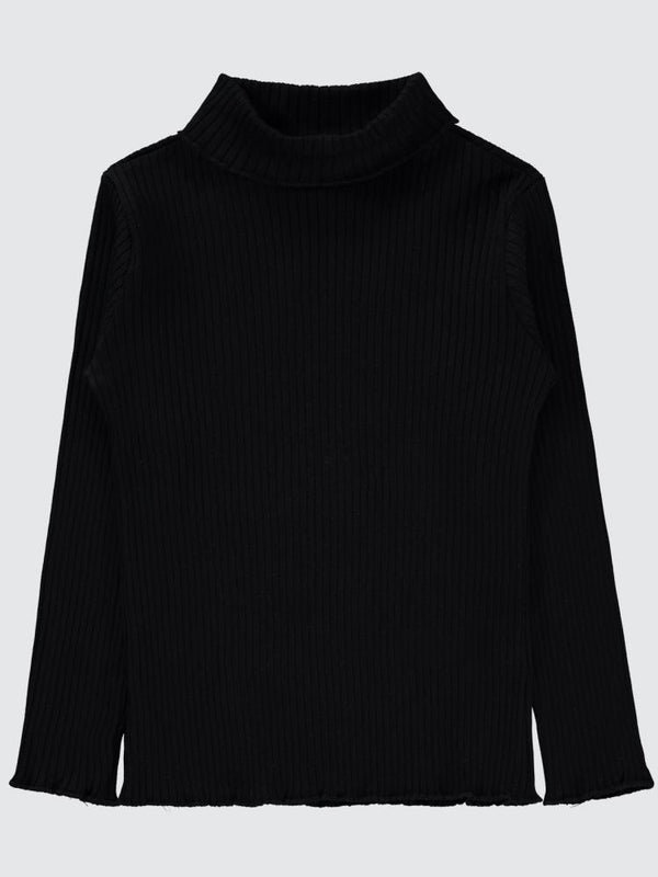 Civil Girls Boğazlı 10-13 Yaş Sweatshirt - Siyah