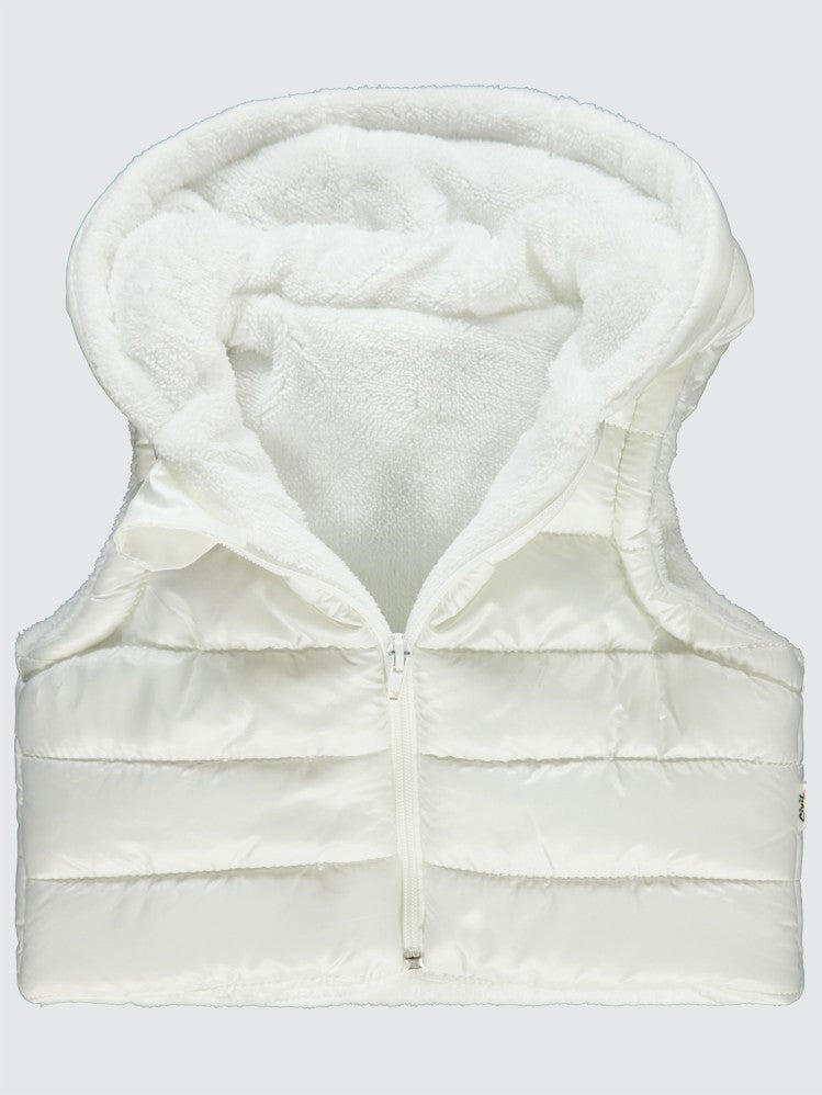 Civil Baby Basic Düz 6-18 Ay Yelek - Ekru