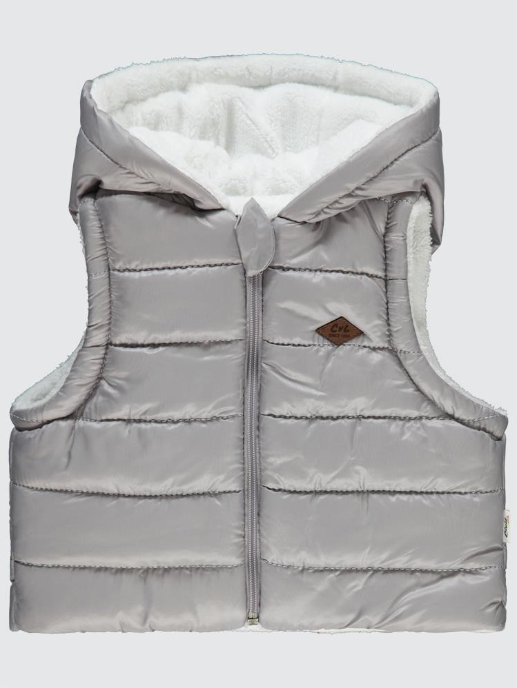 Civil Baby Basic Düz 6-18 Ay Yelek - Gri