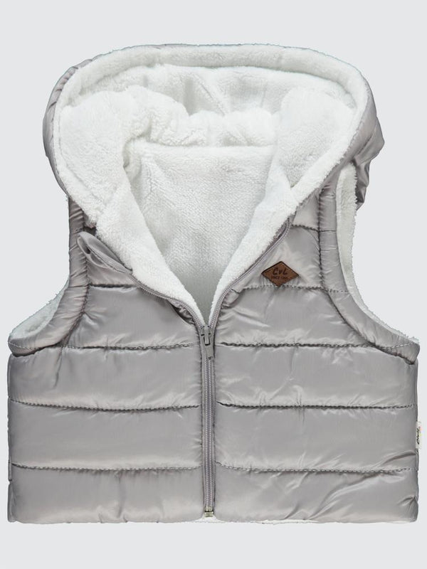 Civil Baby Basic Düz 6-18 Ay Yelek - Gri