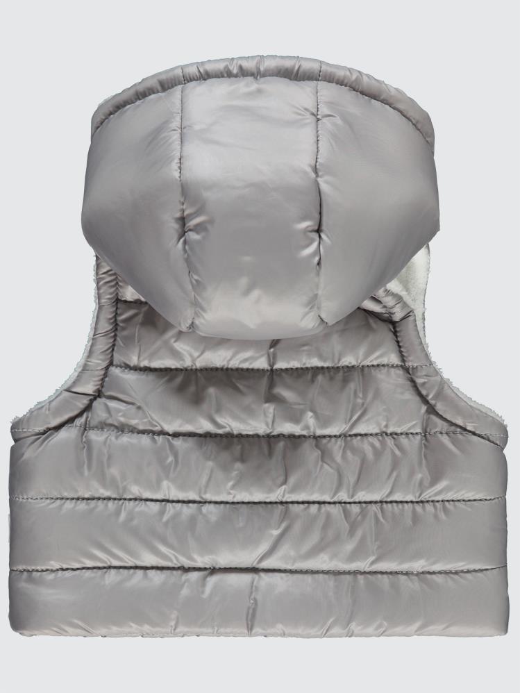 Civil Baby Basic Düz 6-18 Ay Yelek - Gri