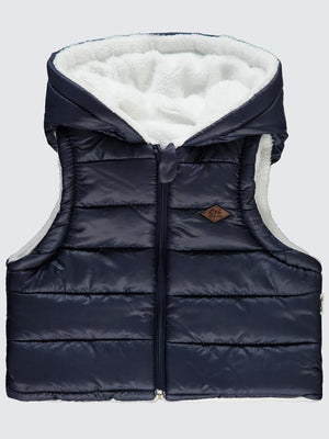 Civil Baby Basic Düz 6-18 Ay Yelek - Mavi