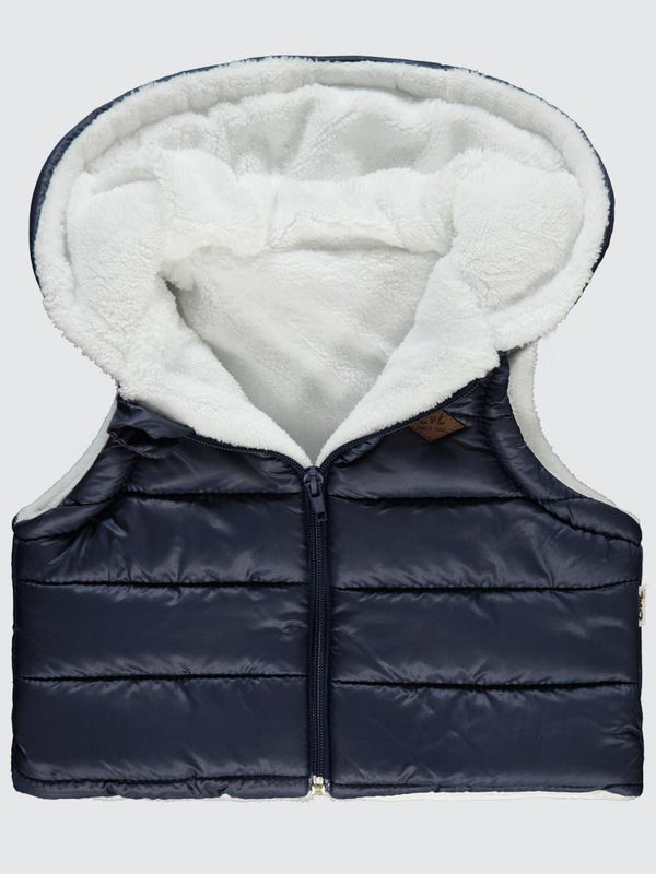 Civil Baby Basic Düz 6-18 Ay Yelek - Mavi