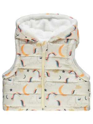 Civil Baby Unicorn Empirmeli 6-18 Ay Yelek - Ekru
