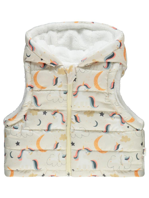 Civil Baby Unicorn Empirmeli 6-18 Ay Yelek - Ekru